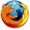 Firefox big transparent logo