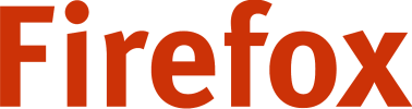 Firefox caption big transparent logo