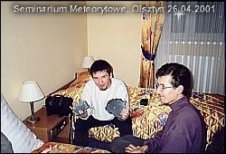 od lewej: Szymon Kozowski (z 1 kg i 3 kg pytami Moraska) i Marcin Cimaa